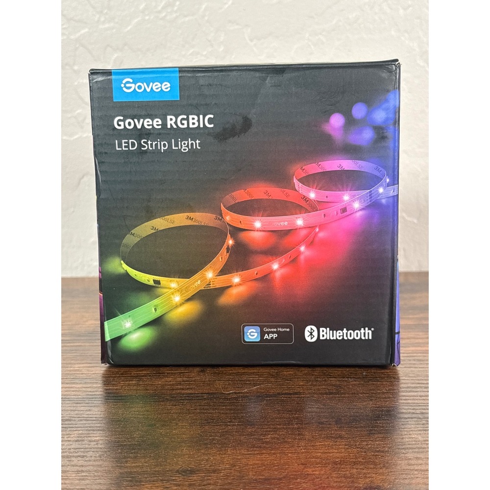 Govee RGBIC LED Strip Light 32.8ft Bluetooth App Control Smart Lighting H617E